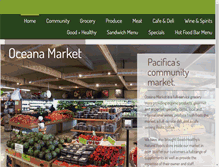 Tablet Screenshot of oceanamarket.com